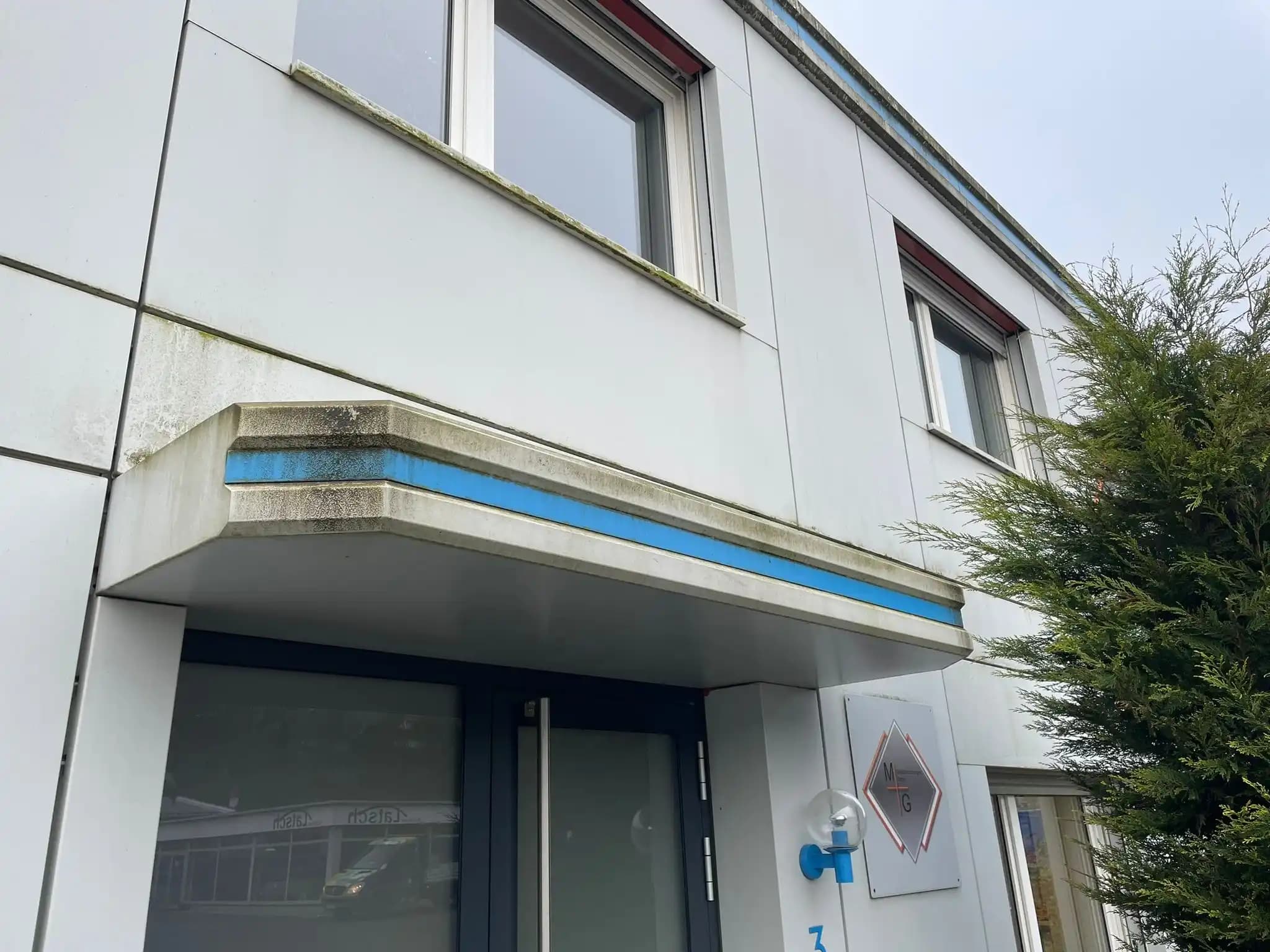 Fassade vor der Reinigung